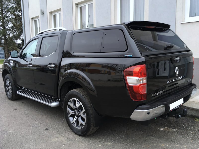 Hardtop Aeroklas cu geamuri cu deschidere laterala (pop-out) si inchidere centralizata, Renault Alaskan, 2017-2020