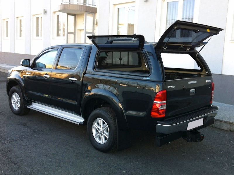 Hardtop Aeroklas cu geamuri cu deschidere laterala (pop-up) nevopsit, Toyota Hilux, 2005-2015