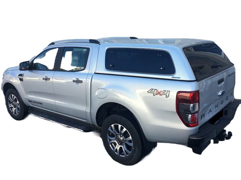 Hardtop Aeroklas cu geamuri cu deschidere laterala (pop-up vopsit), Ford Ranger/Raptop/Wildtrack, cabina dubla, 2011-2022