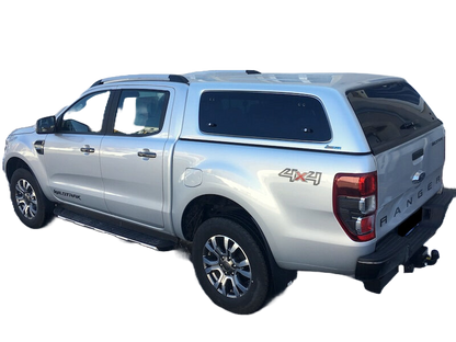 Hardtop Aeroklas cu geamuri cu deschidere laterala (pop-up vopsit), Ford Ranger/Raptop/Wildtrack, cabina dubla, 2011-2022