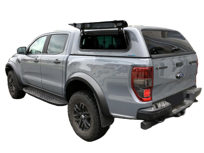 Hardtop Aeroklas cu geamuri cu deschidere laterala (pop-up vopsit), Ford Ranger/Raptop/Wildtrack, cabina dubla, 2011-2022