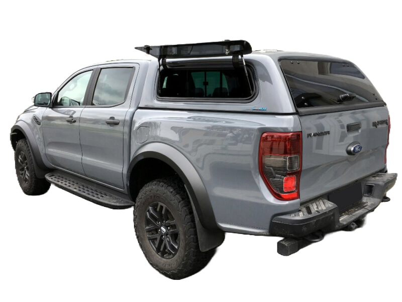 Hardtop Aeroklas cu geamuri cu deschidere laterala (pop-up vopsit), Ford Ranger/Raptop/Wildtrack, cabina dubla, 2011-2022