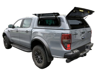 Hardtop Aeroklas cu geamuri cu deschidere laterala (pop-up vopsit), Ford Ranger/Raptop/Wildtrack, cabina dubla, 2011-2022