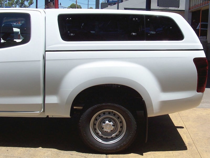 Hardtop Aeroklas cu geamuri cu deschidere laterala (pop-up) si inchidere centralizata, Isuzu D-Max, 2012-