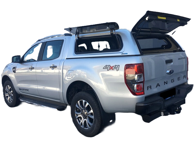 Hardtop Aeroklas cu geamuri cu deschidere laterala (pop-up nevopsit), Ford Ranger/Raptor/Wildtrack, 2011-2022