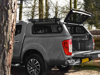 Hardtop Aeroklas cu geamuri cu deschidere laterala (pop-up) si inchidere centralizata (nevopsit), Nissan Navara, 2015-