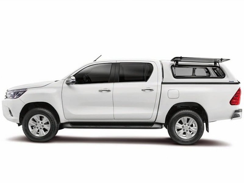 Hardtop Aeroklas cu geamuri cu deschidere laterala (pop-up) si inchidere centralizata, Toyota Hilux, 2015-