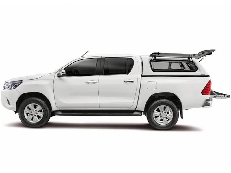 Hardtop Aeroklas cu geamuri cu deschidere laterala (pop-up) si inchidere centralizata, Toyota Hilux, 2015-