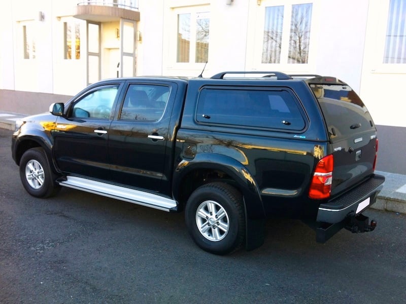 Hardtop Aeroklas cu geamuri cu deschidere laterala (pop-up), Toyota Hilux, 2005-2015