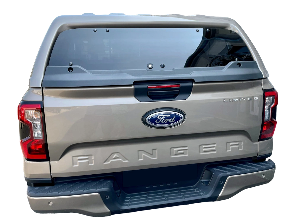 Hardtop Aeroklas cu geamuri laterale glisante si inchidere centralizata, Ford Ranger, cabina dubla, 2022-