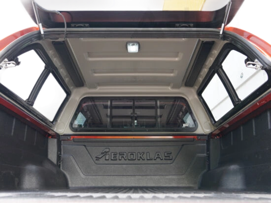 Hardtop Aeroklas cu geamuri laterale glisante si inchidere centralizata, Ford Ranger Raptor, cabina dubla, 2022-