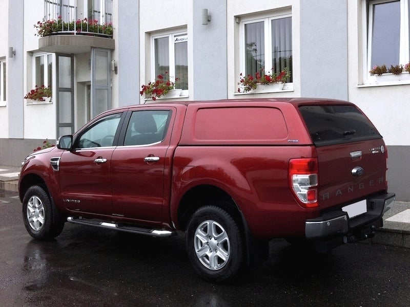 Hardtop Aeroklas fara geamuri laterale (vopsit), Ford Ranger/Raptor/Wildtrack, cabina dubla, 2011-2022
