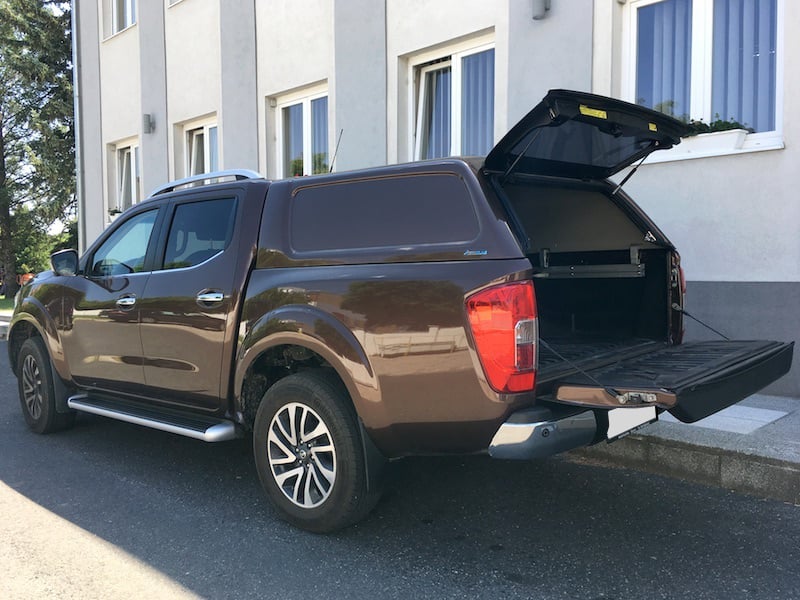 Hardtop Aeroklas fara geamuri laterale cu inchidere centralizata, Renault Alaskan, 2017-2020