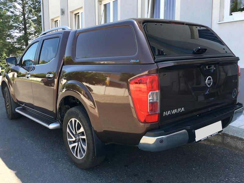 Hardtop Aeroklas fara geamuri laterale cu inchidere centralizata, Renault Alaskan, 2017-2020