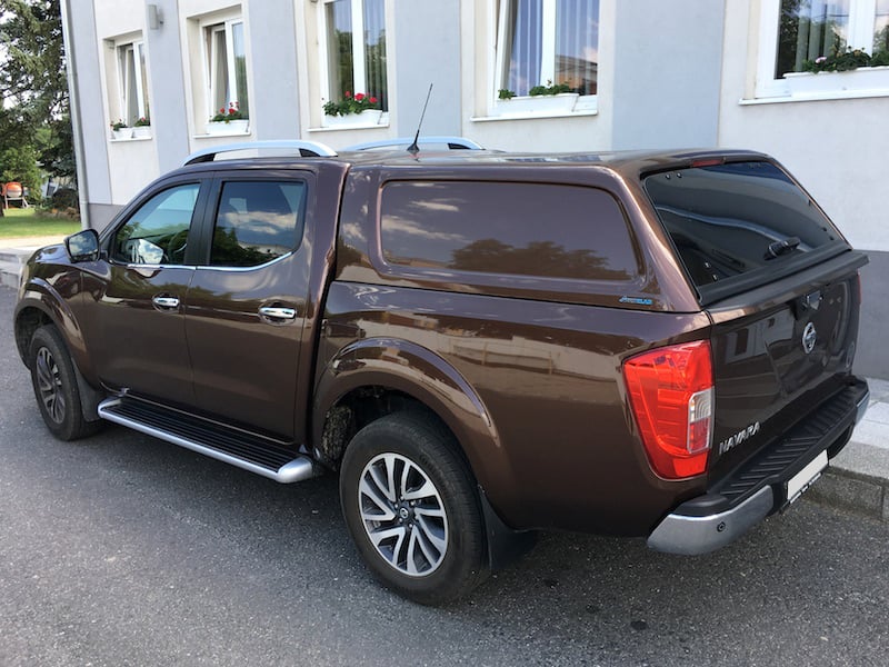 Hardtop Aeroklas fara geamuri laterale cu inchidere centralizata, Renault Alaskan, 2017-2020