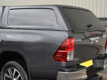 Hardtop Aeroklas fara geamuri laterale cu inchidere centralizata, Toyota Hilux, 2015-