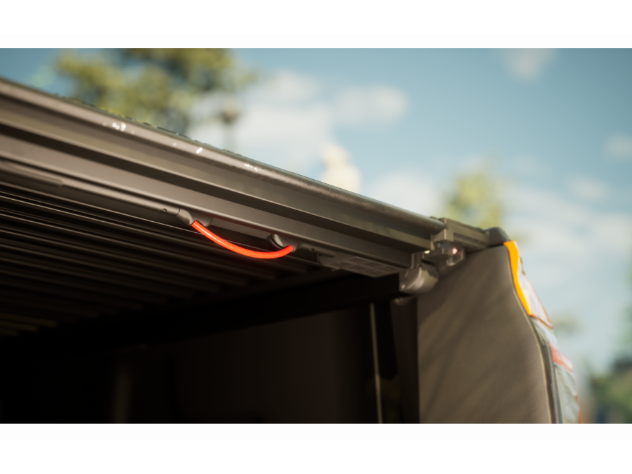 Inchidere bena tip rulou retractabil Mountain Top EVOm, Ford Ranger, negru, 2022-