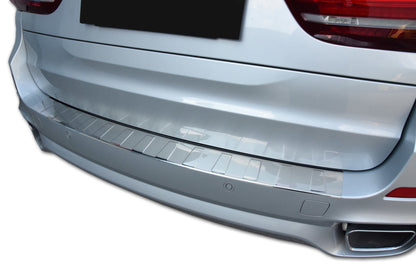 Protectie bara spate din otel inoxidabil, BMW X5 (F15), SUV, 2013-2018