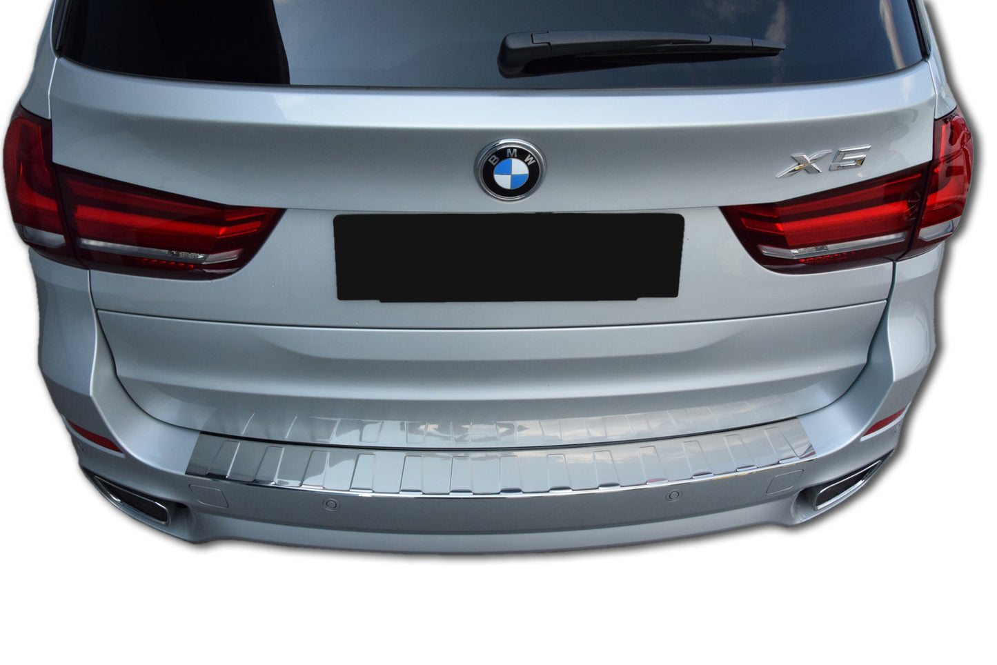 Protectie bara spate din otel inoxidabil, BMW X5 (F15), SUV, 2013-2018