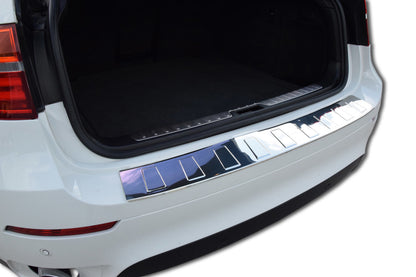 Protectie bara spate din otel inoxidabil, BMW X6 (E71), SUV, 2010-2014