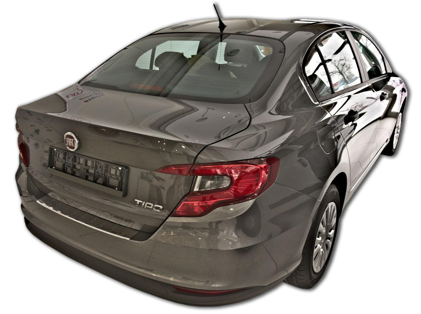 Protectie bara spate din otel inoxidabil, Fiat Tipo, combi, 2015-