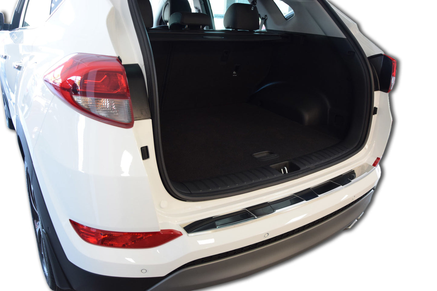 Protectie bara spate din otel inoxidabil, Hyundai Tucson, SUV, 2015-2019