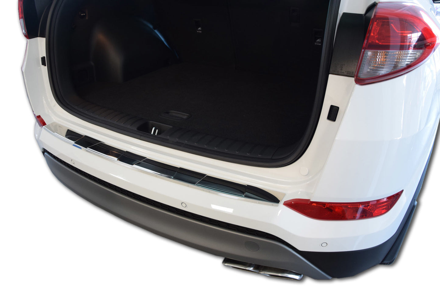 Protectie bara spate din otel inoxidabil, Hyundai Tucson, SUV, 2015-2019