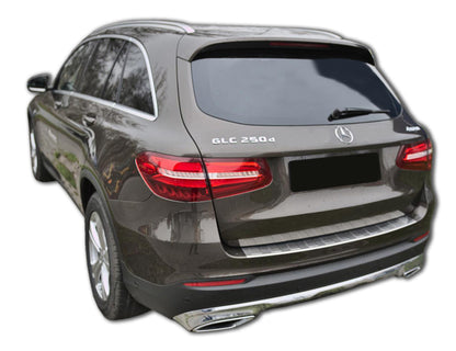 Protectie bara spate din otel inoxidabil, Mercedes-Benz Clasa GLC (X253), SUV, 2015-