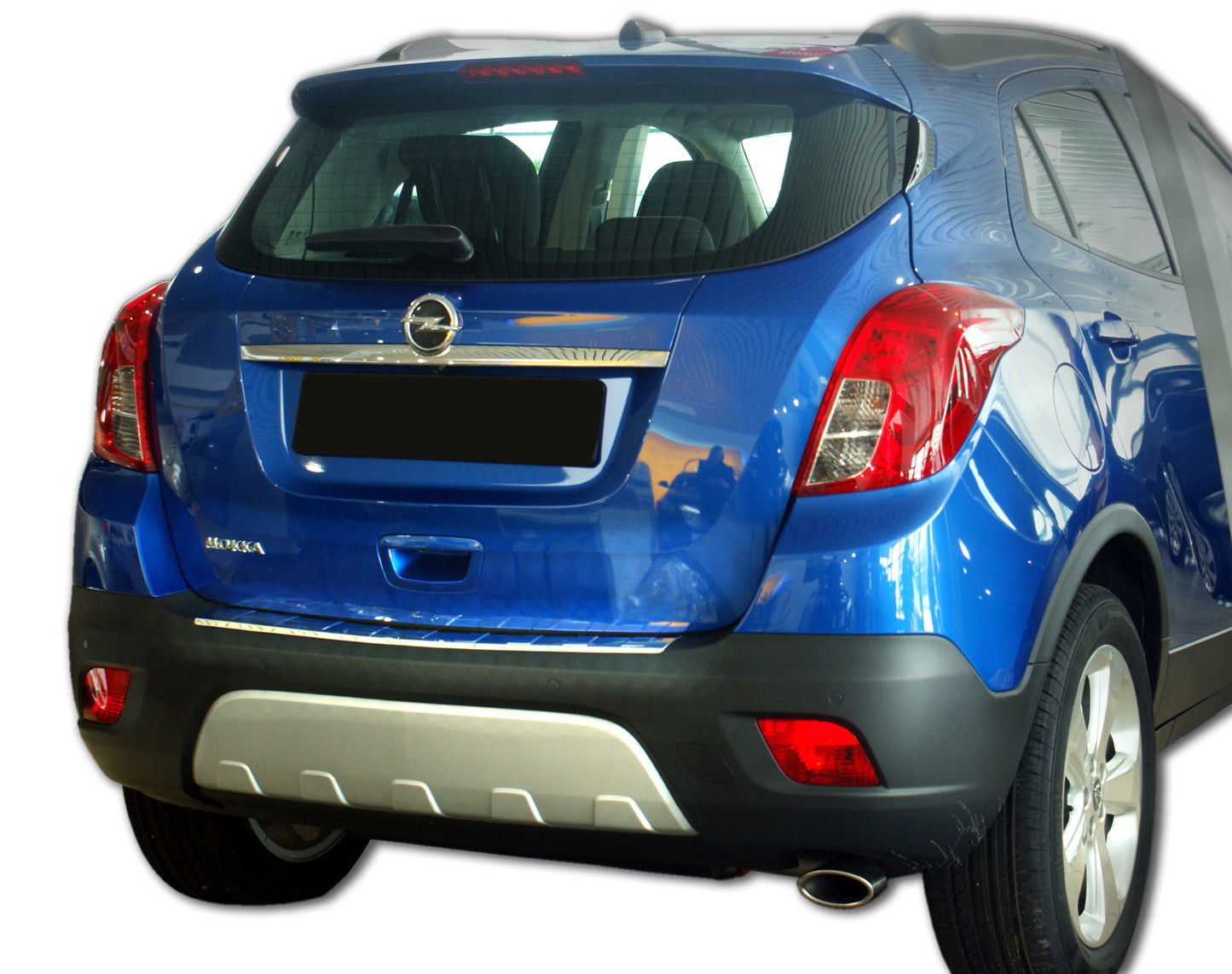 Protectie bara spate din otel inoxidabil, Opel Mokka, CUV, 2012-2016
