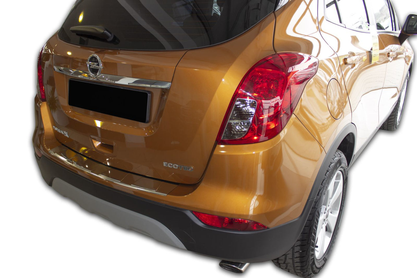 Protectie bara spate din otel inoxidabil, Opel Mokka, CUV, 2016-2020