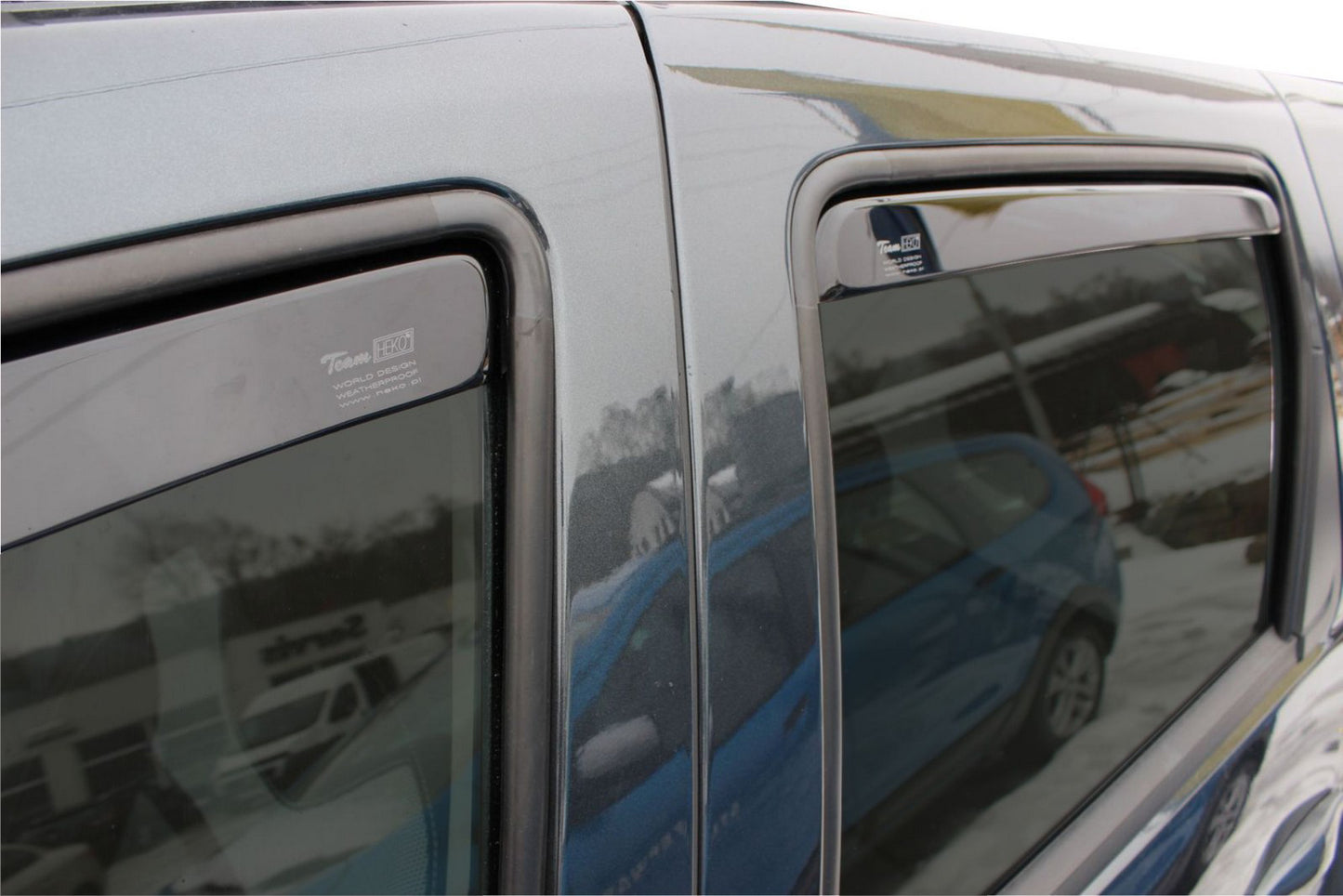 Set paravanturi auto fata si spate Team HEKO, Dacia Duster I, SUV, 2010-2018