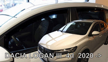 Set paravanturi auto fata si spate Team HEKO, Dacia Logan III, sedan, 4 usi, 2020-
