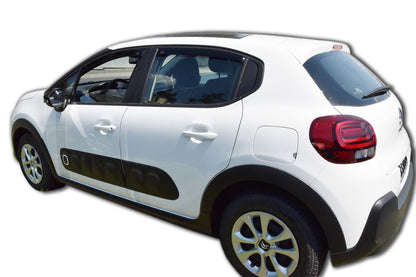 Set paravanturi fata si spate Team HEKO, Citroen C3, hatchback, 2016-