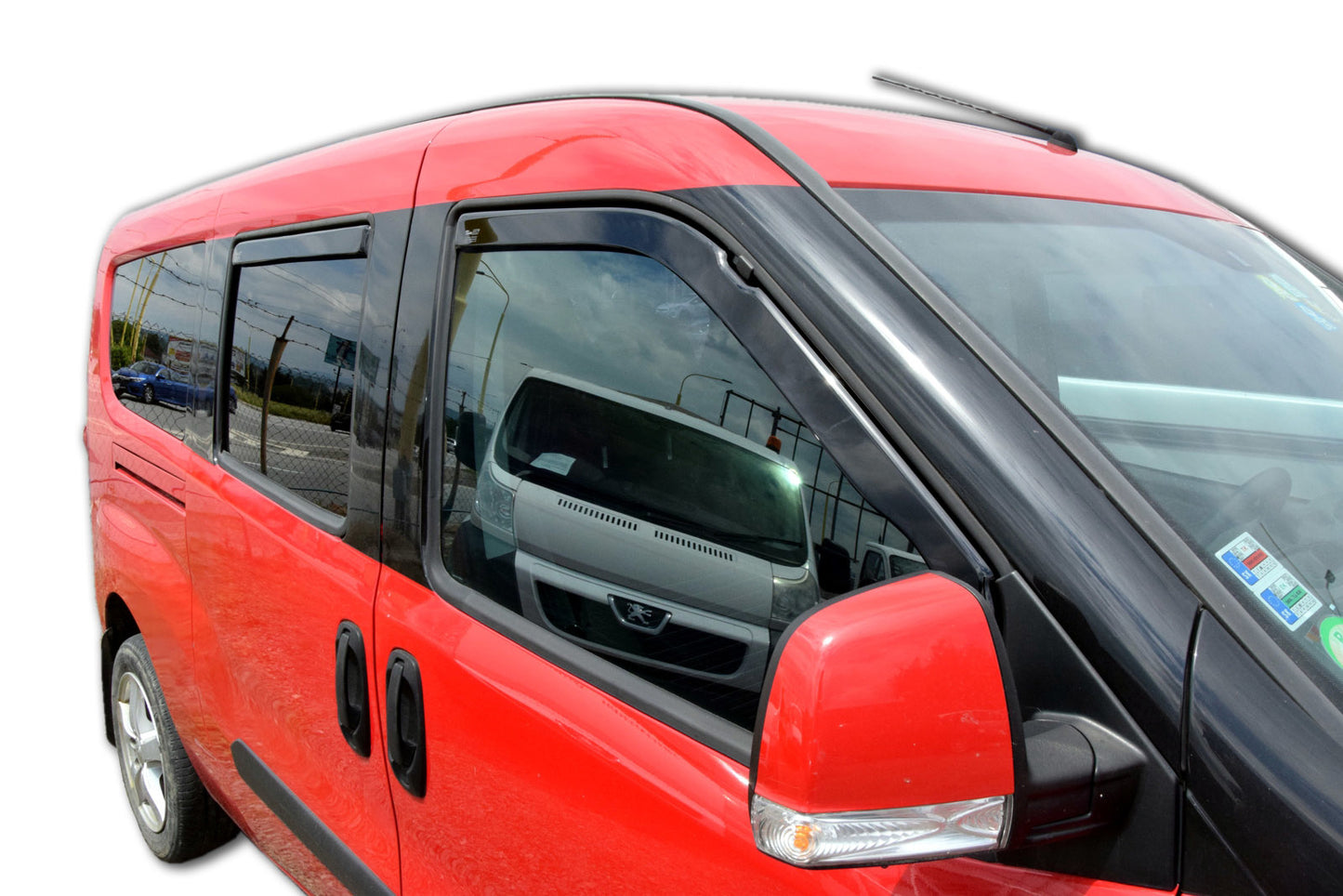 Set paravanturi fata si spate Team HEKO, Fiat Doblo, minivan, 2010-