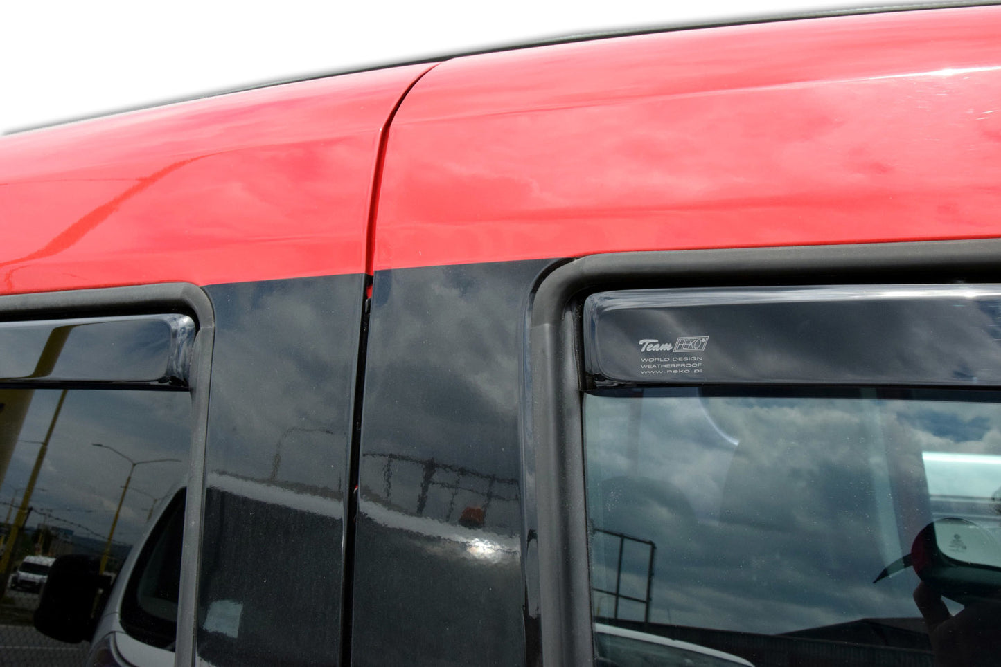 Set paravanturi fata si spate Team HEKO, Fiat Doblo, minivan, 2010-