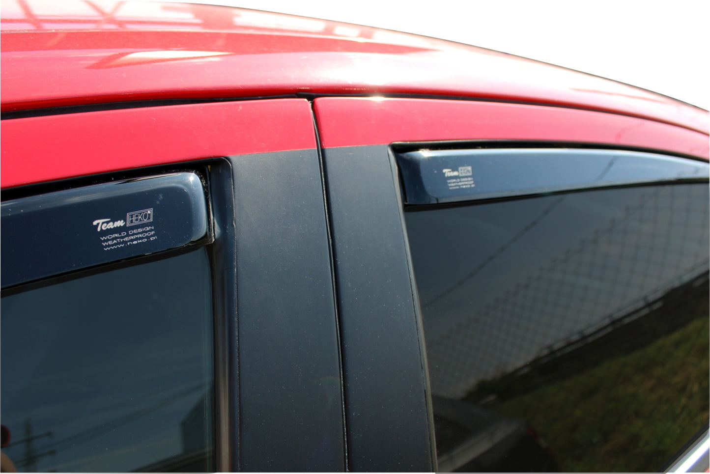 Set paravanturi fata si spate Team HEKO, Fiat Punto, hatchback, 2005-2012