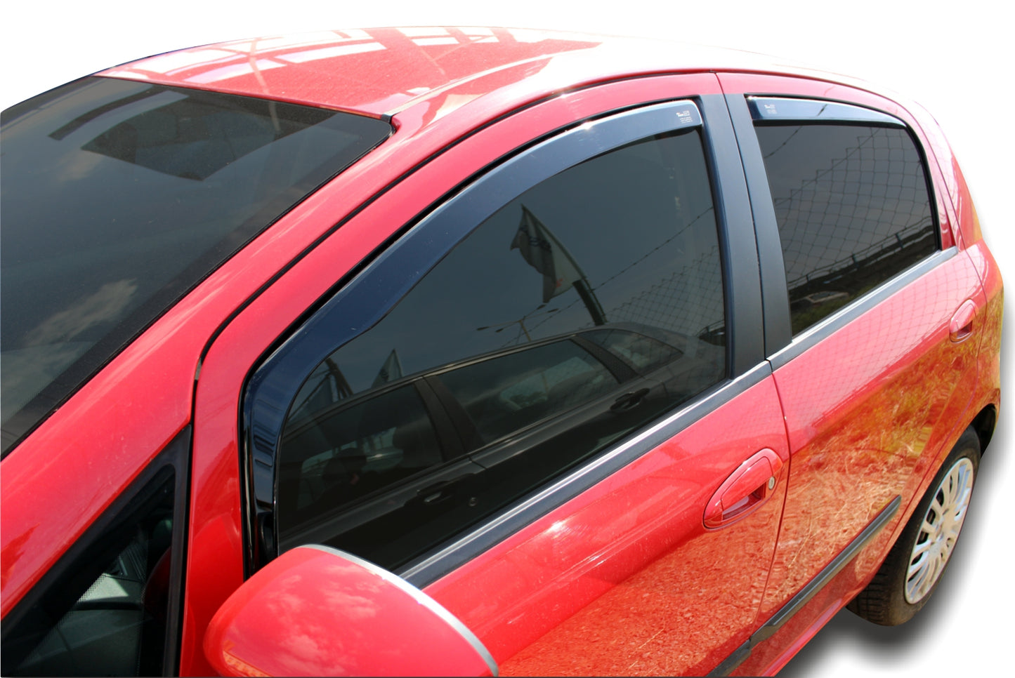 Set paravanturi fata si spate Team HEKO, Fiat Punto, hatchback, 2005-2012
