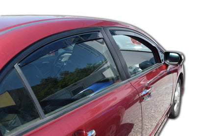 Set paravanturi fata si spate Team HEKO, Honda Civic, 4 usi, sedan, 2006-2011