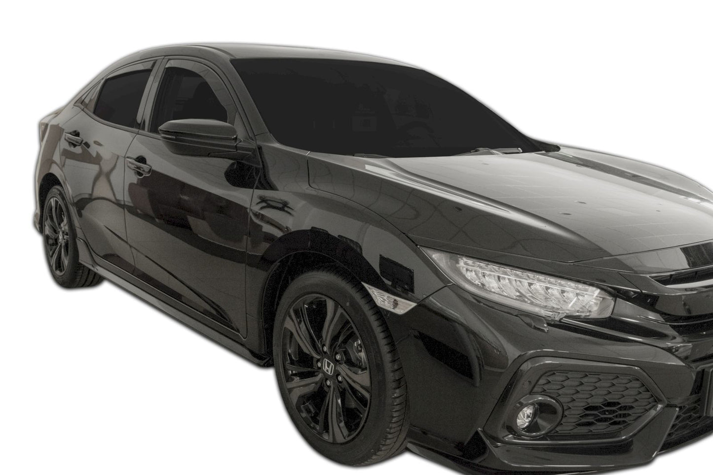 Set paravanturi fata si spate Team HEKO, Honda Civic, 5 usi, hatchback, 2017-
