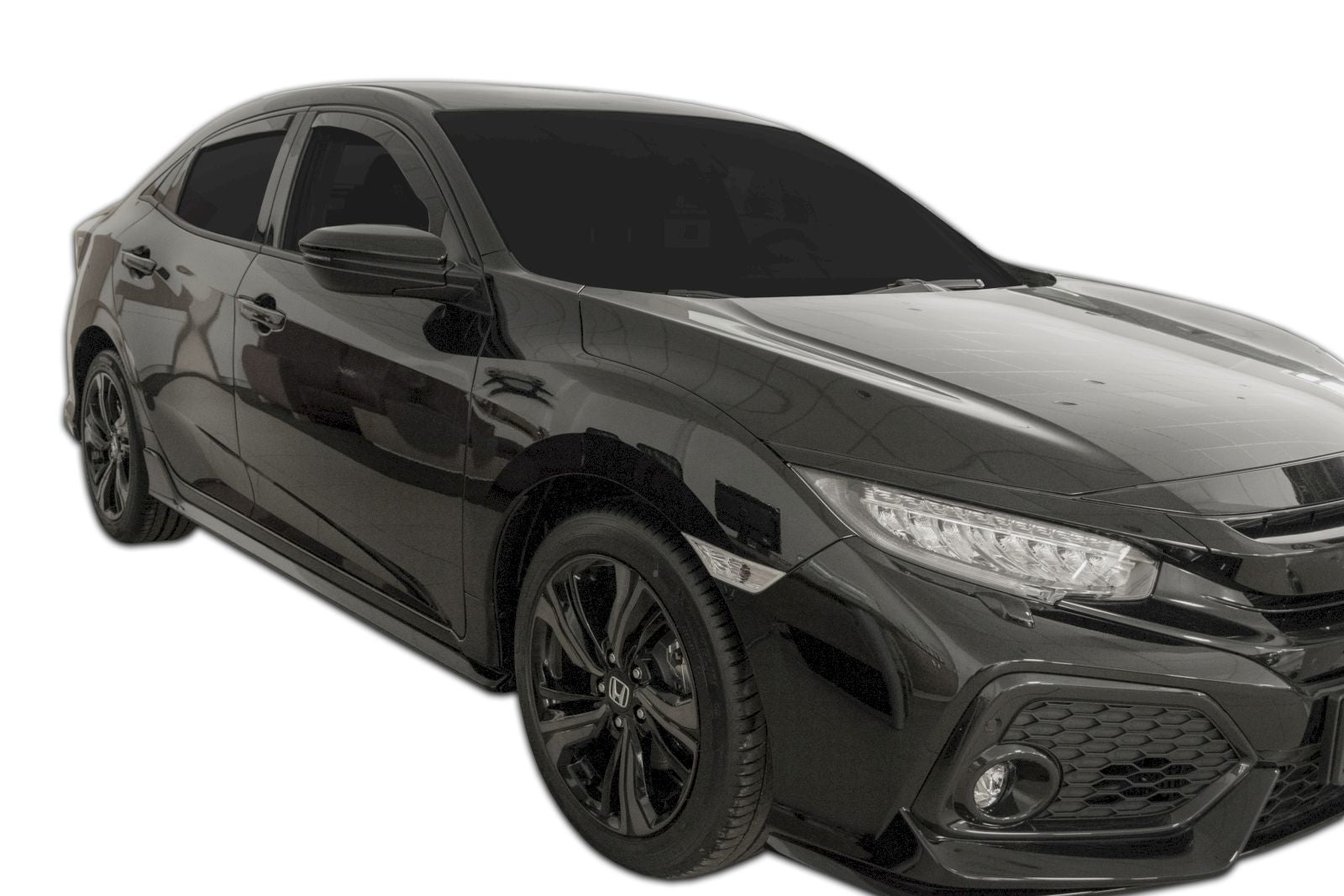 Set paravanturi fata si spate Team HEKO, Honda Civic, 5 usi, hatchback, 2017-