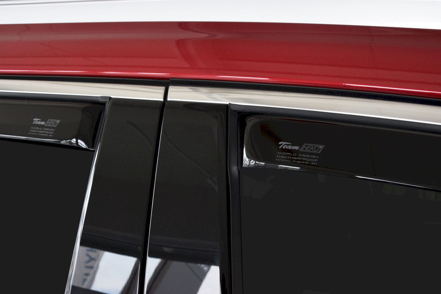 Set paravanturi fata si spate Team HEKO, Hyundai Santa Fe, 5 usi, SUV, 2018-