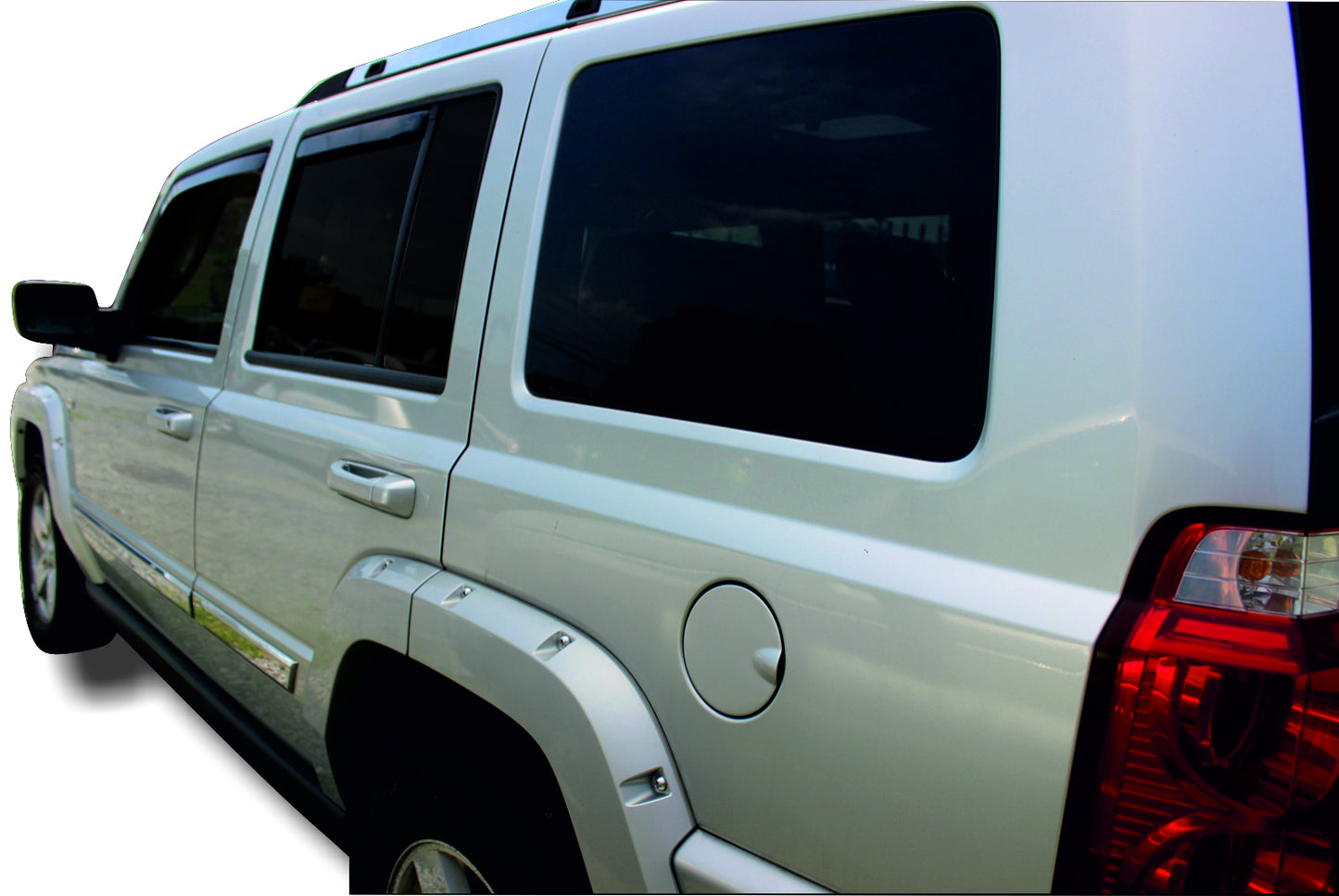 Set paravanturi fata si spate Team HEKO, Jeep Commander, 5 usi, SUV, 2006-2010