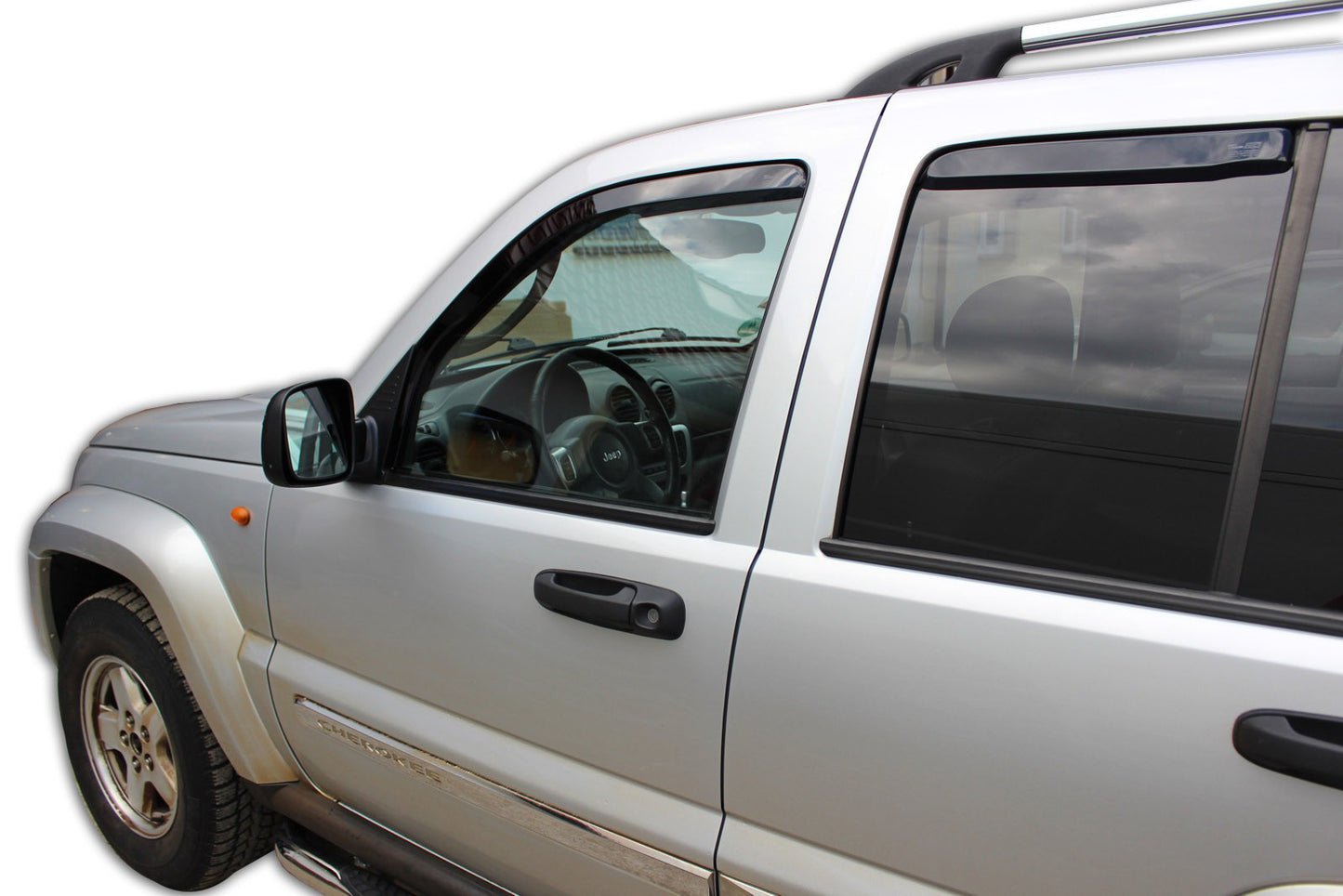 Set paravanturi fata si spate Team HEKO, Jeep Liberty, 5 usi, SUV, 2001-2007