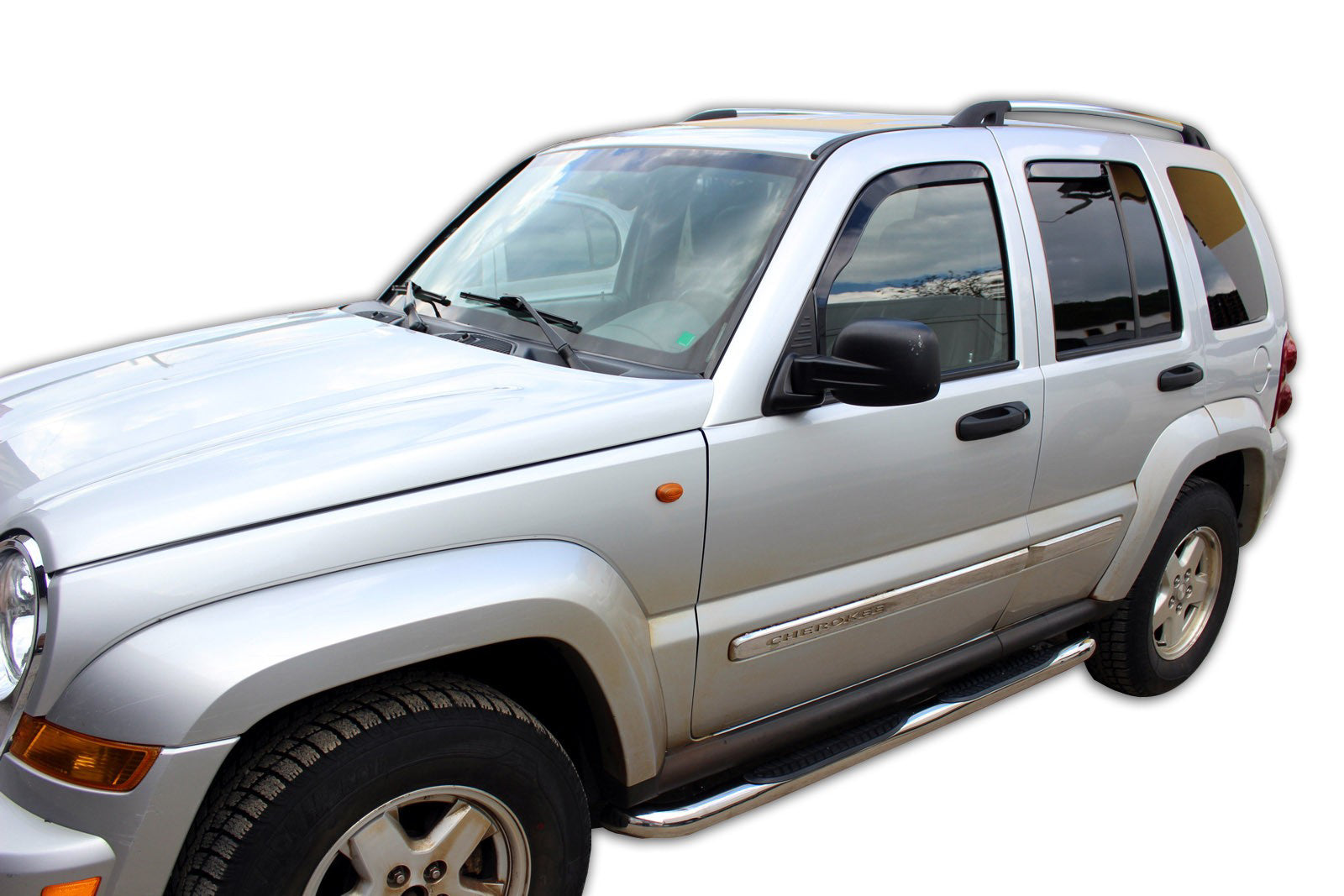 Set paravanturi fata si spate Team HEKO, Jeep Liberty, 5 usi, SUV, 2001-2007