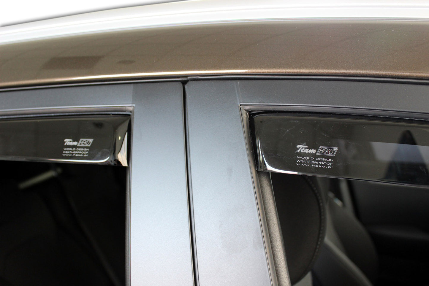 Set paravanturi fata si spate Team HEKO, Kia Carens, MPV, 5 usi, 2013-2019