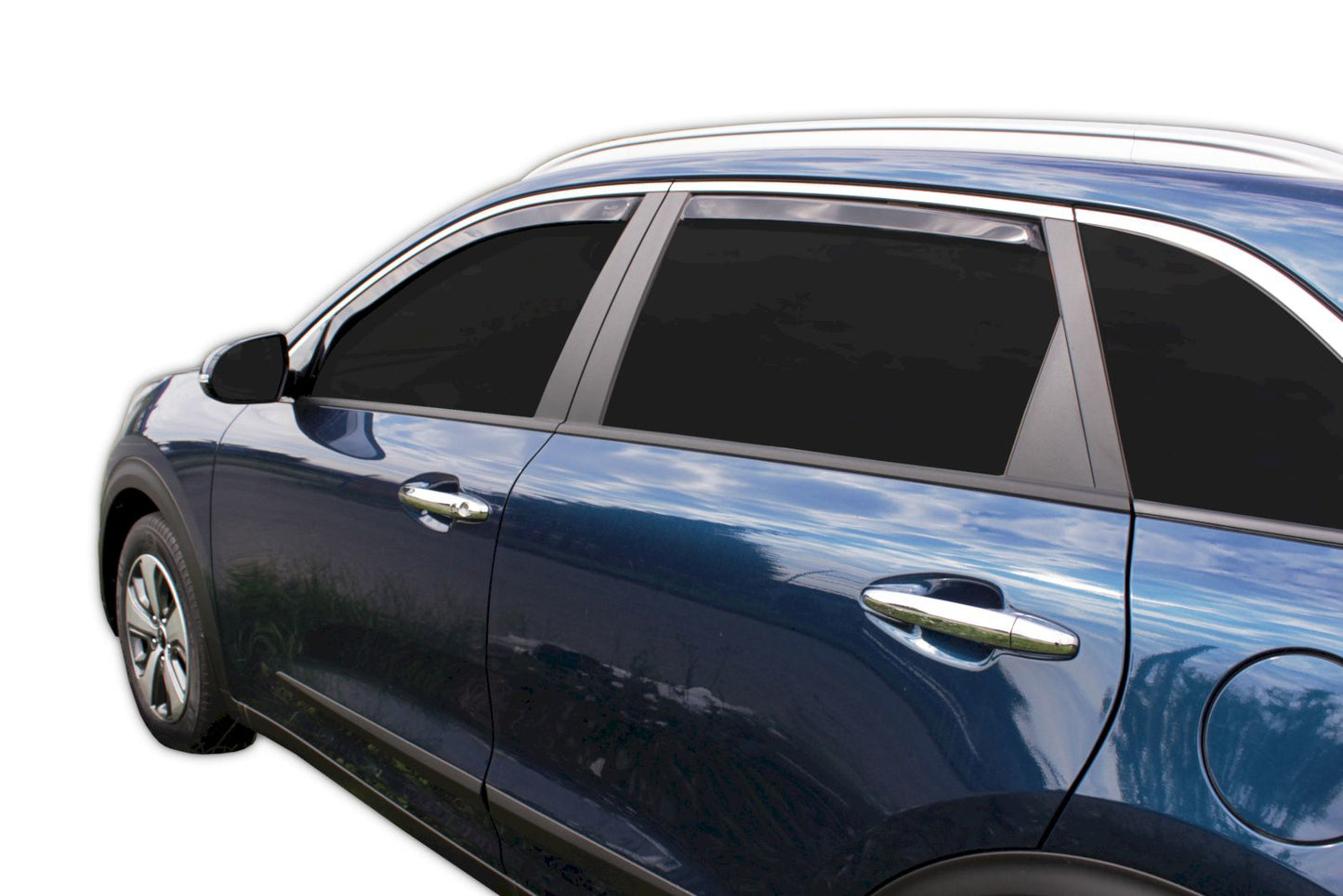 Set paravanturi fata si spate Team HEKO, Kia Niro, 5 usi, SUV, 2016-