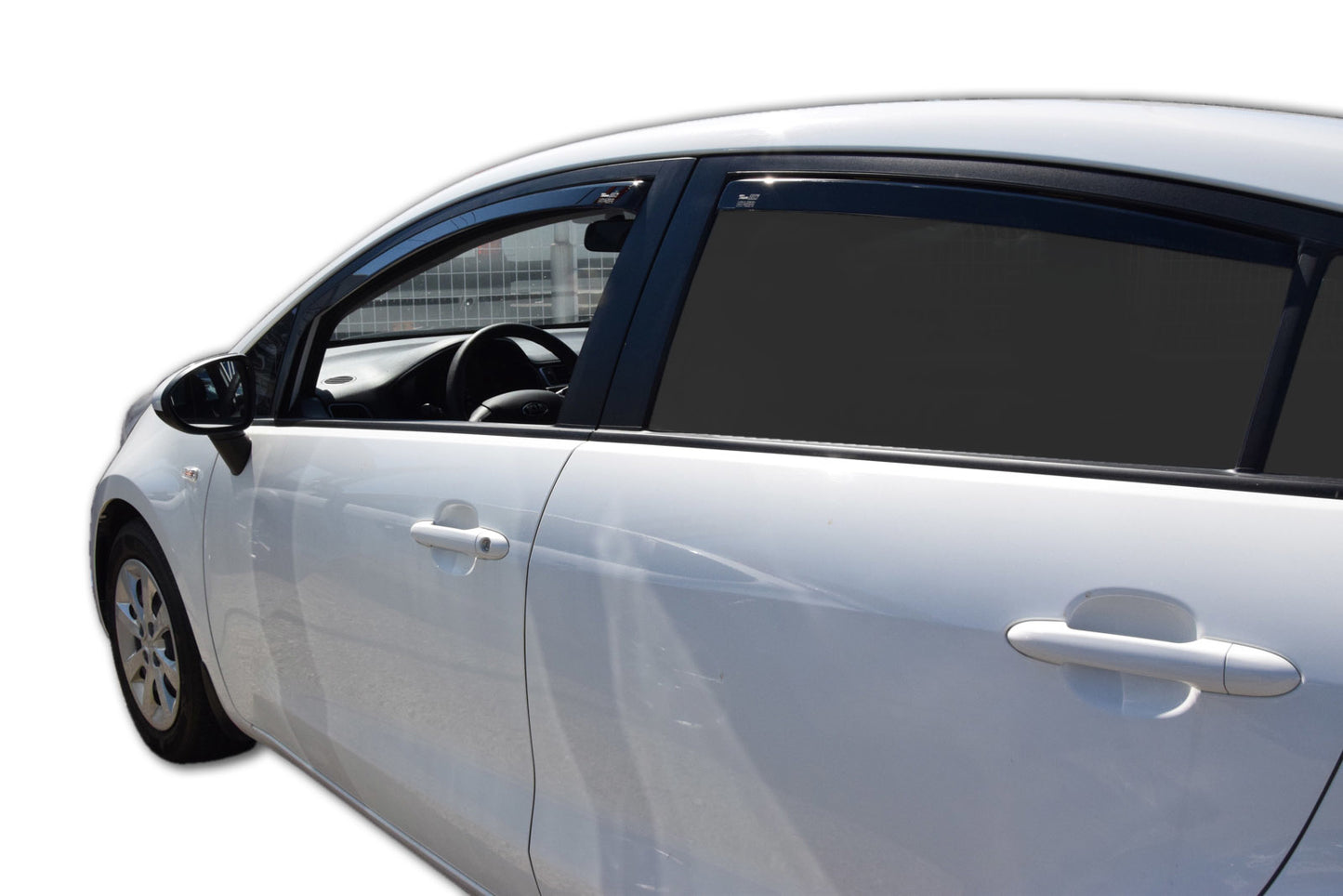 Set paravanturi fata si spate Team HEKO, Kia Rio, 4 usi, sedan, 2011-2017