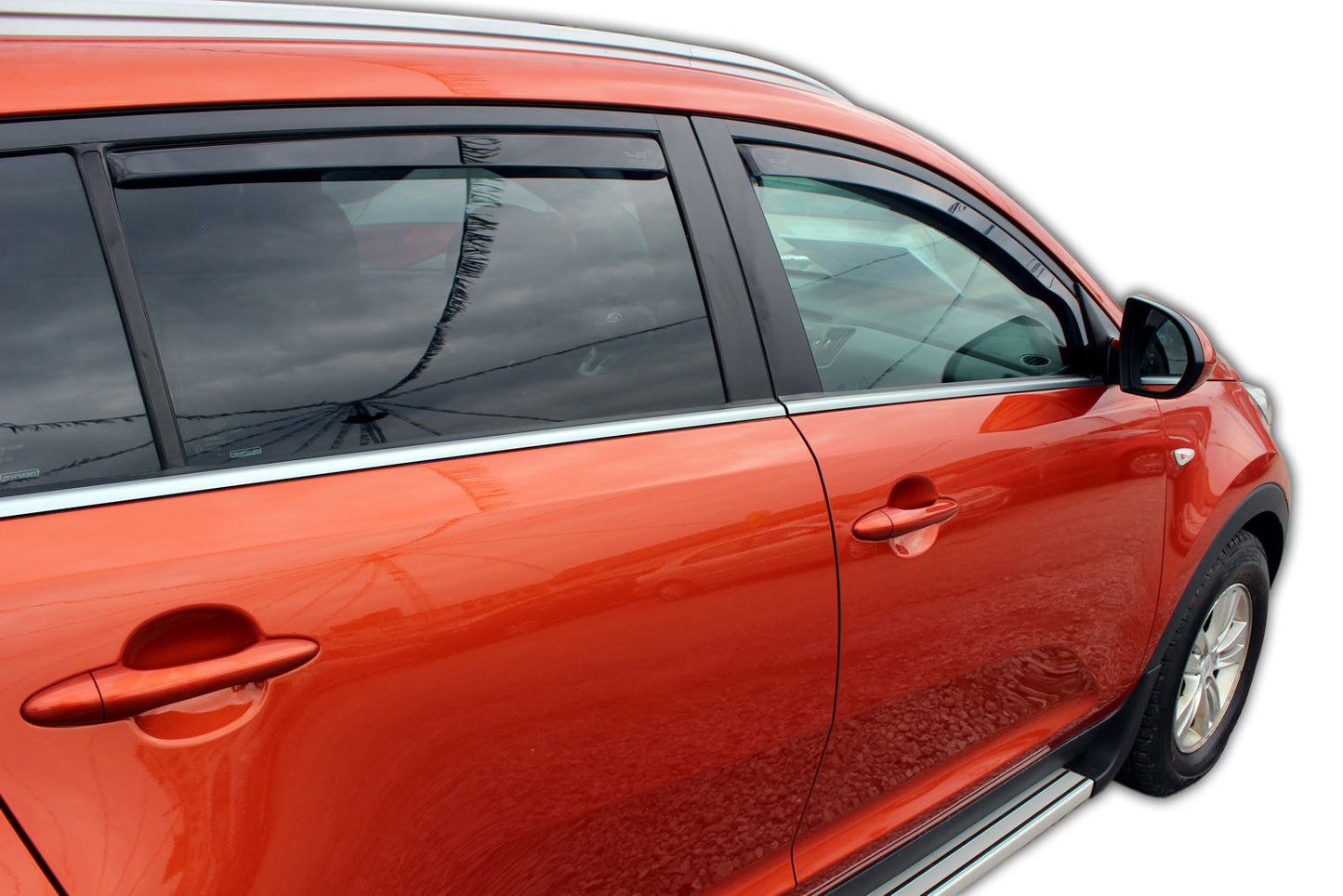 Set paravanturi fata si spate Team HEKO, Kia Sportage, 5 usi, SUV, 2010-2015