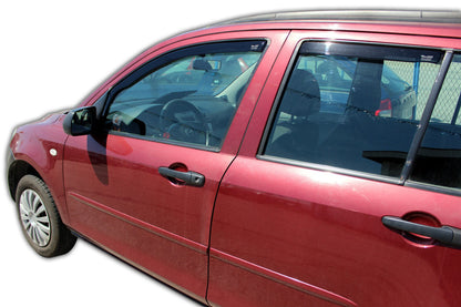 Set paravanturi fata si spate Team HEKO, Mazda 2, 5 usi, hatchback, 2002-2007