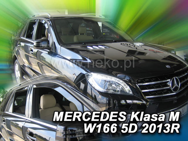 Set paravanturi fata si spate Team HEKO, Mercedes-Benz Clasa M (W166), 5 usi, SUV, 2011-2015